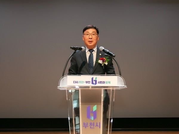 ▲ 김병전 의장, 제28회 노인의 날 기념행사 참석 모습.