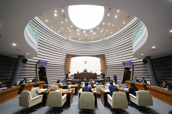 ▲ 광주시의회, 제311회 의회 폐회.