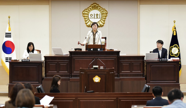 ▲ 부평구의회가 제265회 임시회를 개회했다.