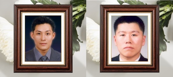 ▲ 왼쪽부터 심 경위, 이 경장. (사진=경찰청 홈페이지 캡처) /뉴시스