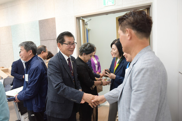 ▲ 소상공인회 개강식.
