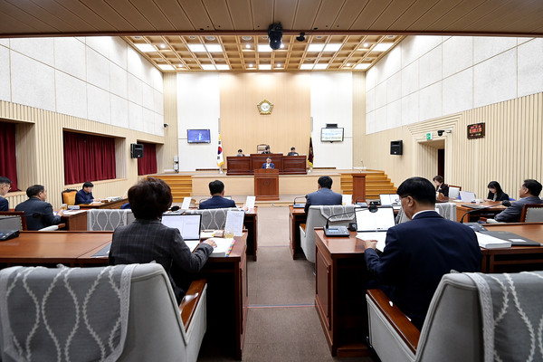 ▲ 제289회 임시회 전경.