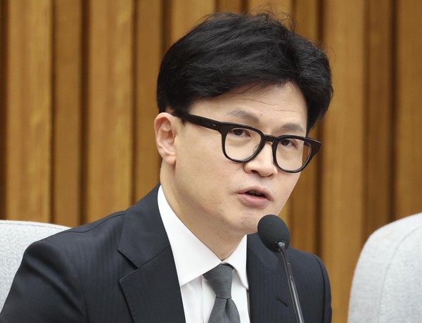 ▲ 발언하는 한동훈 국민의힘 대표. /뉴시스