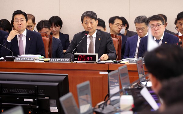 ▲ 답변하는 안덕근 산업통상자원부 장관. /뉴시스
