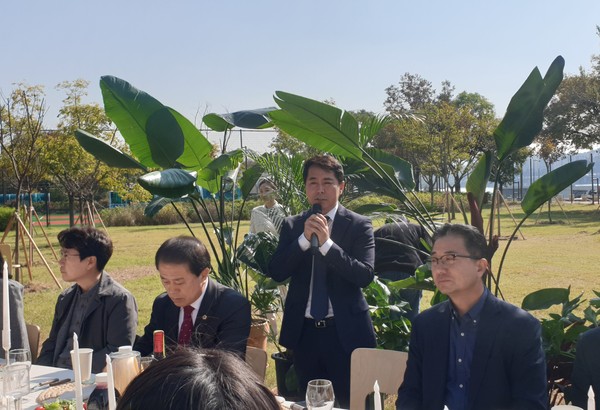 ▲ 로컬브랜드 카페 개관행사 모습.