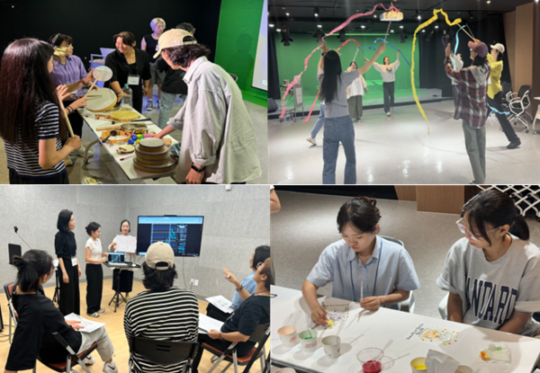 ▲ 배리어프리 교육 실시 모습.