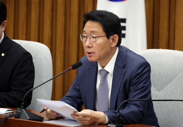 ▲ 발언하는 김상훈 정책위의장. /뉴시스