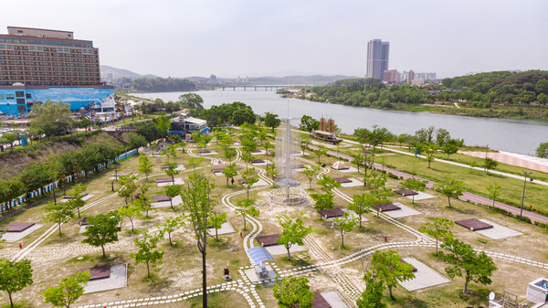 ▲ 금은모래캠핑장 전경.