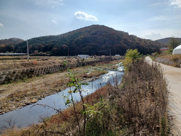 ▲ 동문천 전경.