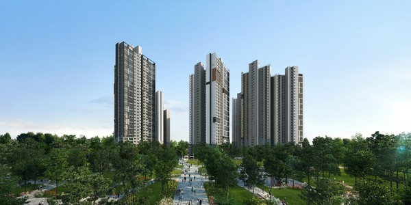 ▲ ‘평택 브레인시티 한신더휴’ 투시도.