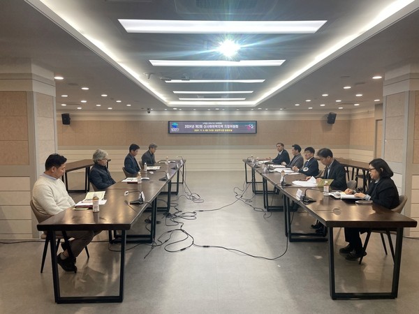 ▲ 의정부시 제2회 산사태취약지역 지정 위원회 개최 모습.