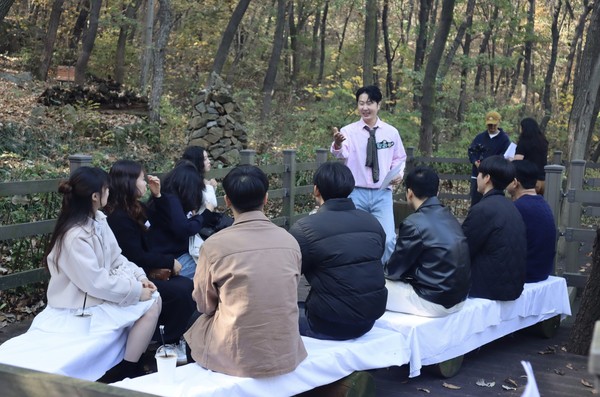 ▲ 솔로라이트(광명동굴에서 빛나는 인연찾기) 행사 개최 모습.