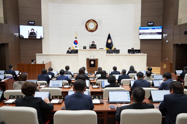 ▲ 제288회 제2차 정례회 제3차 본회의.