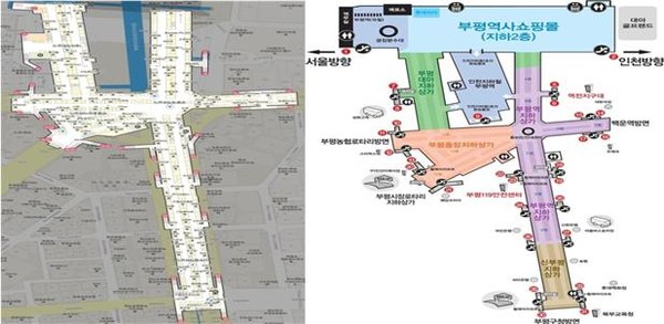 ▲ 부평지하상가 위치도.