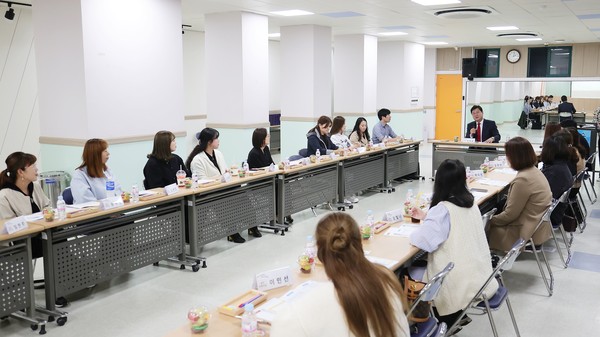 ▲ 미추홀구 교육지원사업 공유 및 협업 위한 간담회 개최 모습.