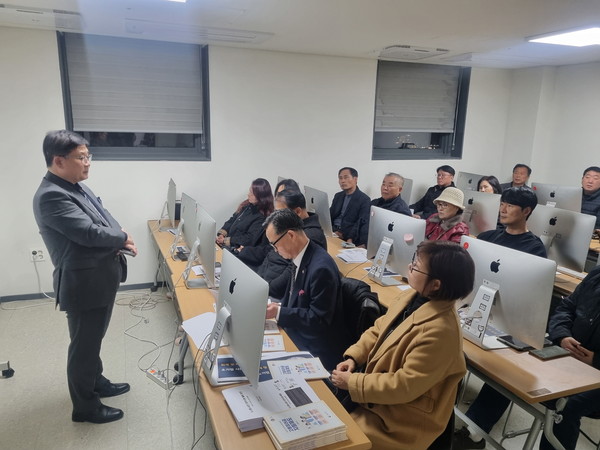 ▲ 김포산업지원센터 산·학·연 교육강좌 진행 모습.