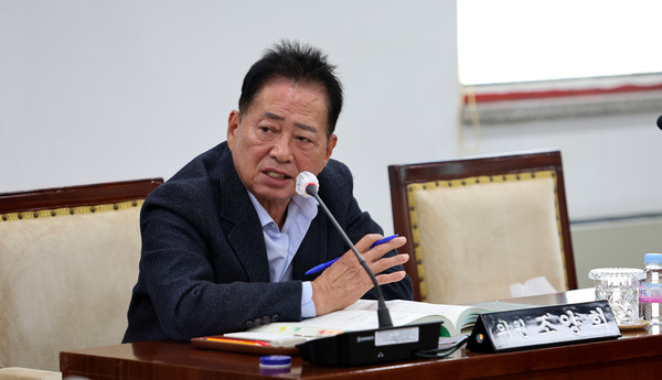 ▲ 제256회 임시회 기획복지위원회 업무보고 모습.
