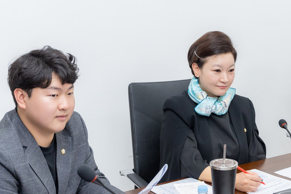 ▲ 관내 구립 어린이집 연합회와 간담회 모습.