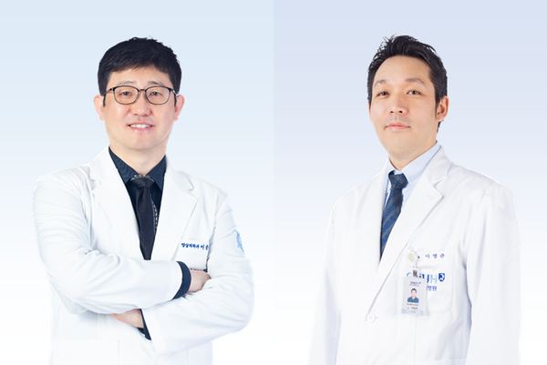 ▲ 영상의학과 이준우 교수(좌), 이영준 교수(우).