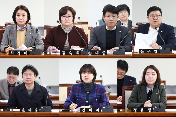 ▲ 부평구의회는 11월 28~29일 열린 제266회 정례회 상임위원회에서 허정미 의원이 발의한 ‘인천광역시부평구의회 지방공무원 복무조례 일부개정조례안’ 등 10건의 의원발의 조례안을 통과시켰다.