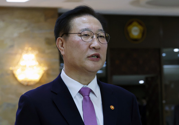 ▲ 박성재 법무부 장관, 검사 탄핵 관련 입장발표. /뉴시스