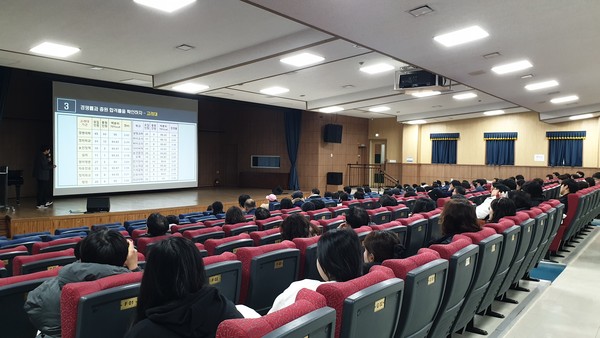 ▲ 2025학년도 대입 정시모집 입학설명회.