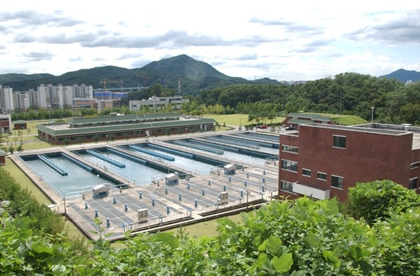 ▲ 청계통합정수장 전경.
