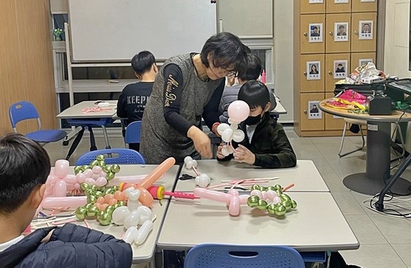 ▲ 장애청소년 방과후아카데미 활동 모습.