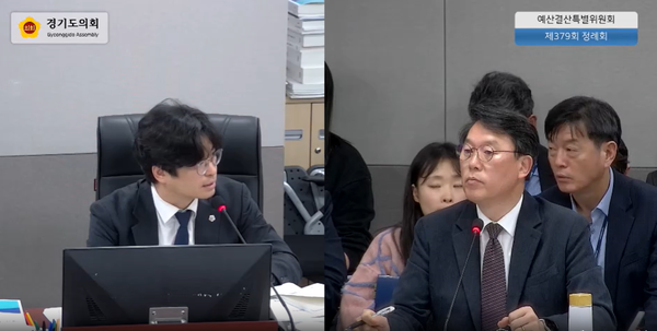 ▲ 박상현 의원 질의 모습.