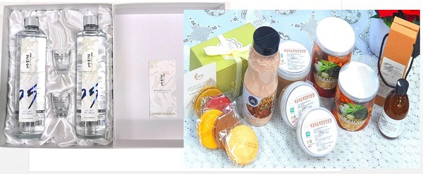 ▲ 2024년 개발된 김포시 농산물가공 특산품.