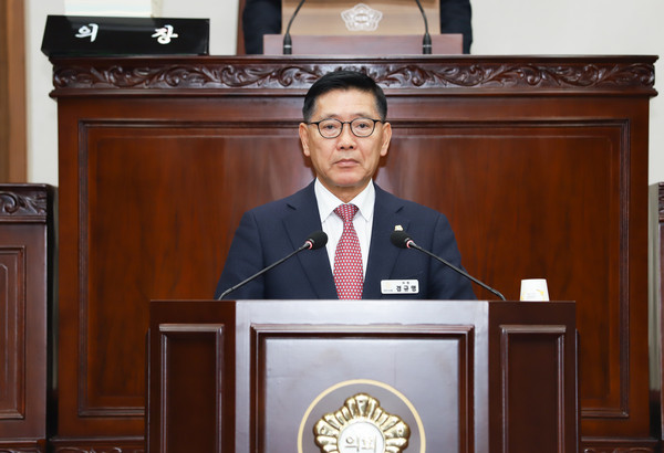 ▲ 발언하는 경규명 의원.