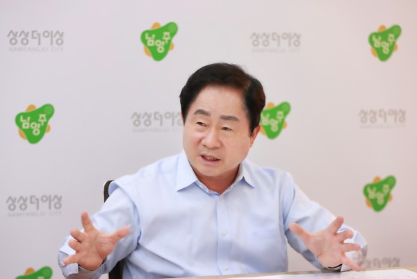 ▲ 주광덕 남양주시장.