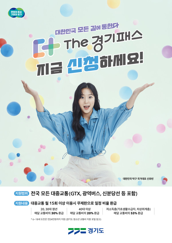 ▲ The 경기패스 신청 포스터.
