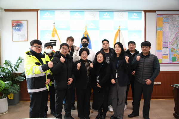 ▲ 미추홀구 환경공무관 노조 간담회 개최 모습.