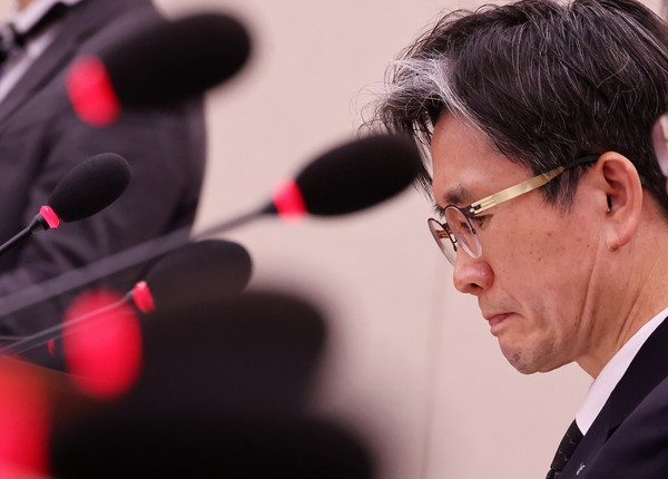 ▲ 오동운 고위공직자범죄수사처(공수처) 처장이 지난 7일 오후 서울 여의도 국회에서 열린 법제사법위원회의 현안질의에 출석해 자리하고 있다. /뉴시스