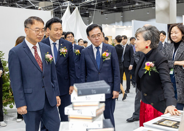 ▲ 코엑스 마곡 개관식 참석한 진교훈 강서구청장.