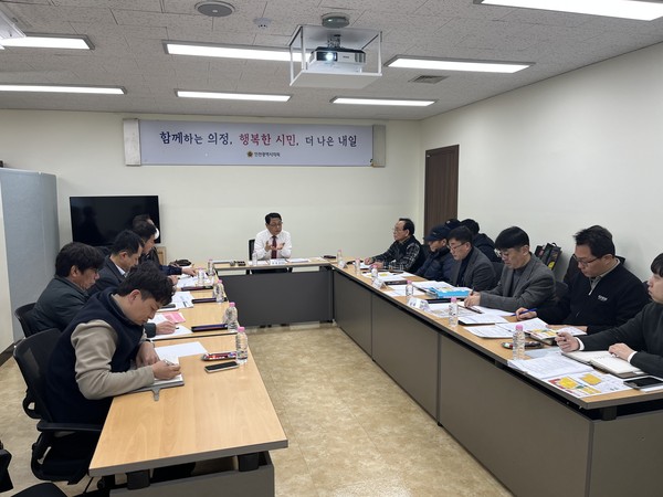 ▲ 미추4구역 주민 간담회.