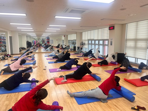 ▲ 인천 남동구 맞춤형 생활체육무료교실 운영 모습.