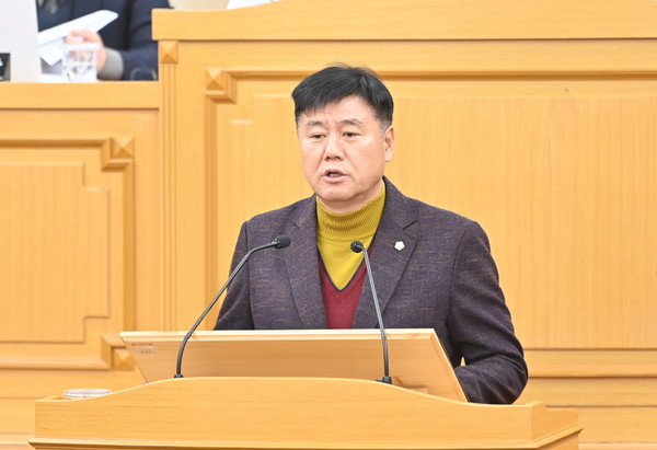 ▲ 5분 자유발언하는 이익선 의원.