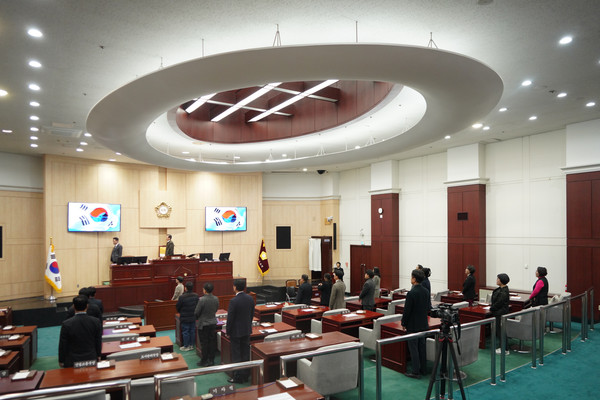▲ 동대문구의회 제338회 임시회 개최 모습.