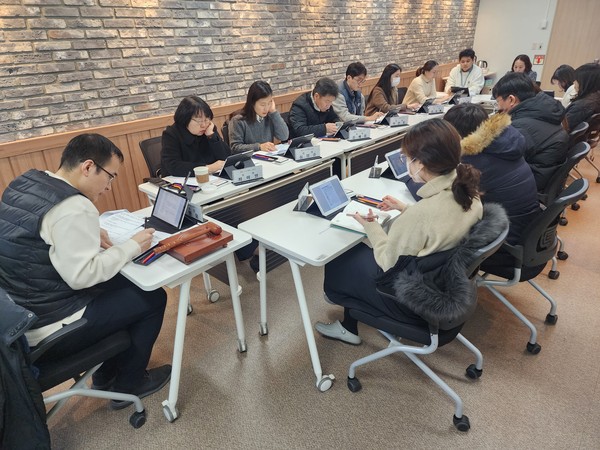 ▲ 연수구 2025 제1차 지역사회보장 실무분과 회의 개최 모습.