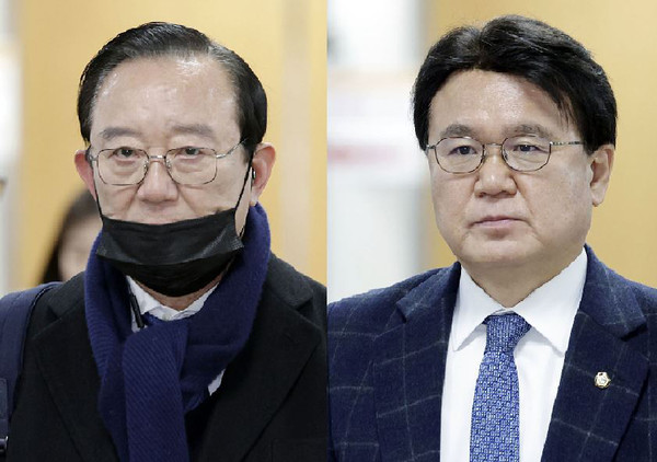 ▲ 문재인 정부 청와대 인사들과 경찰을 둘러싼 울산시장 선거 개입 의혹으로 기소된 송철호 전 울산시장과 황운하 조국혁신당 원내대표(전 울산경찰청장)이 항소심에서 무죄를 선고받았다. /뉴시스