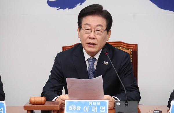 ▲ 발언하는 이재명 대표. /뉴시스