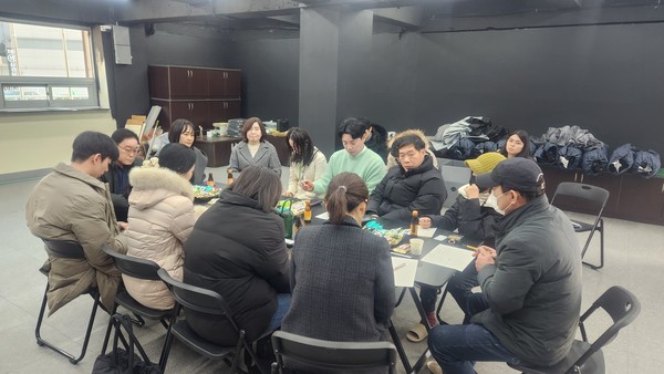 ▲ 경서동 주민 공간 활성화를 위한 의견 청취 간담회.