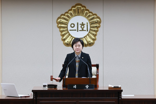 ▲ 부평구의회 제267회 임시회 개회 모습.
