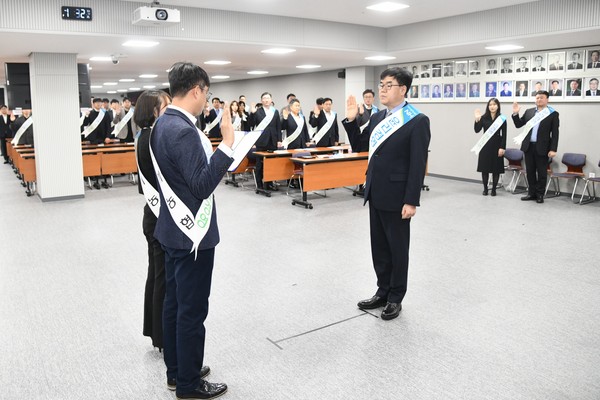 ▲ 경기농협 '윤리경영 실천 결의대회' 실시 모습.