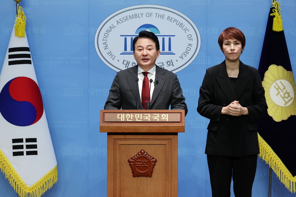 ▲ 원희룡 전 장관, 윤석열 대통령 탄핵심판 관련 기자회견. /뉴시스