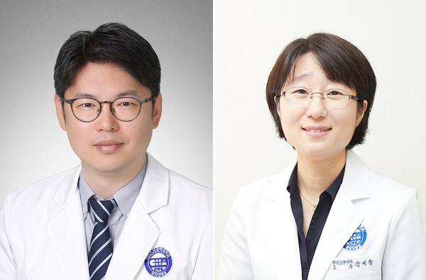 ▲ 분당 차병원 암센터 전홍재, 강버들 교수.