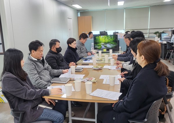 ▲ 여주지역건축사회와 소통 간담회 개최 모습.