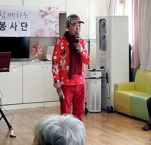 ▲ 부평구자원봉사센터 소속 장성철 봉사자.